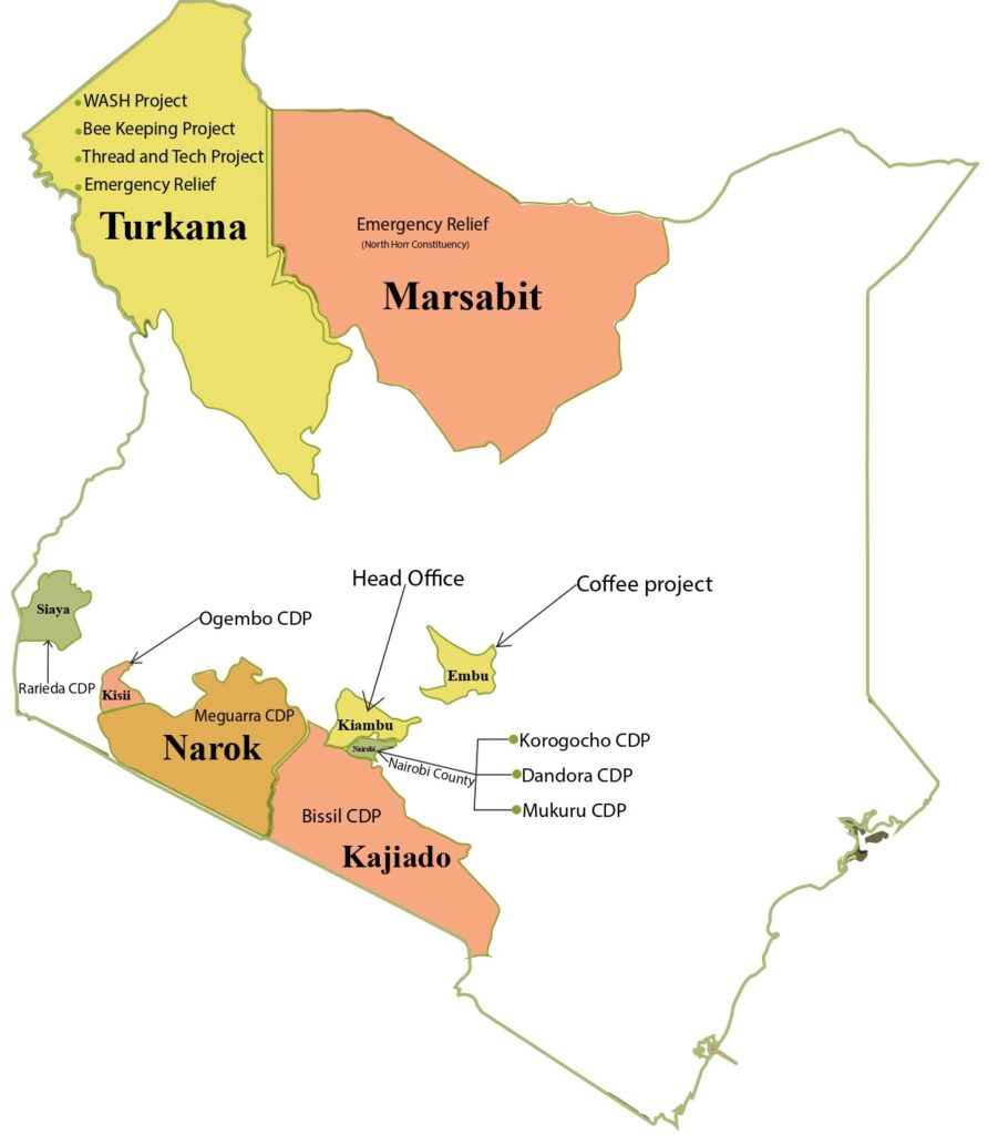 counties where we work